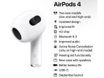 ایرپاد طرح اپل AirPods4-تایپ سی - Image 2